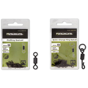 carp fishing accessories uk Radical Carp Accessories Rolling Swivel Quick Change Ring Fishing Tack – hobbyhomeuk