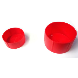 Wovencrest Red Spare End Caps for Rod Tubes 2.5" or 3" Fishing