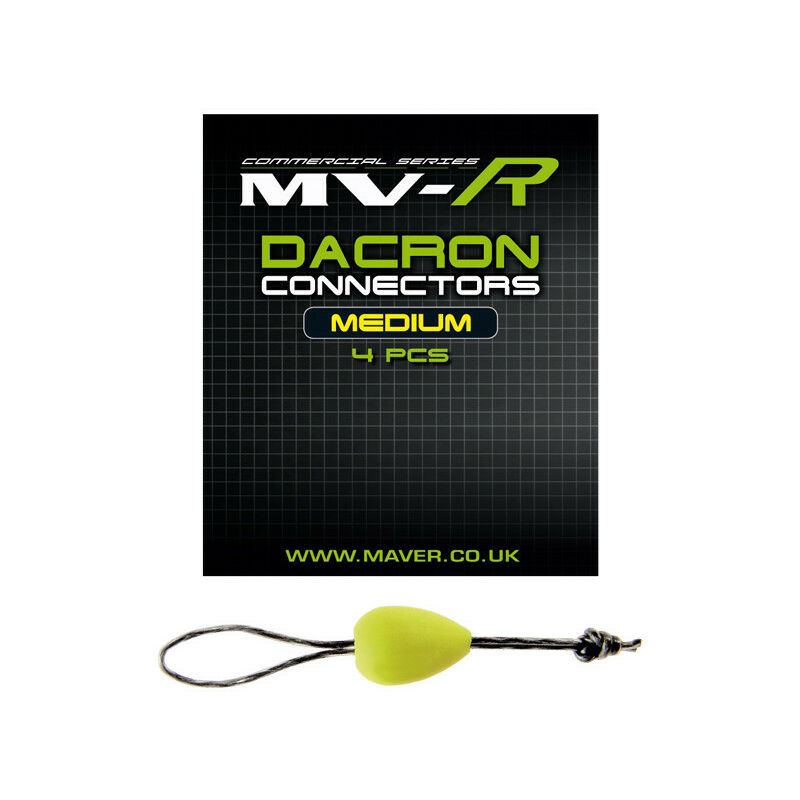 Maver MVR Dacron Connectors Assorted Sizes 4pcs Fishing Tackle