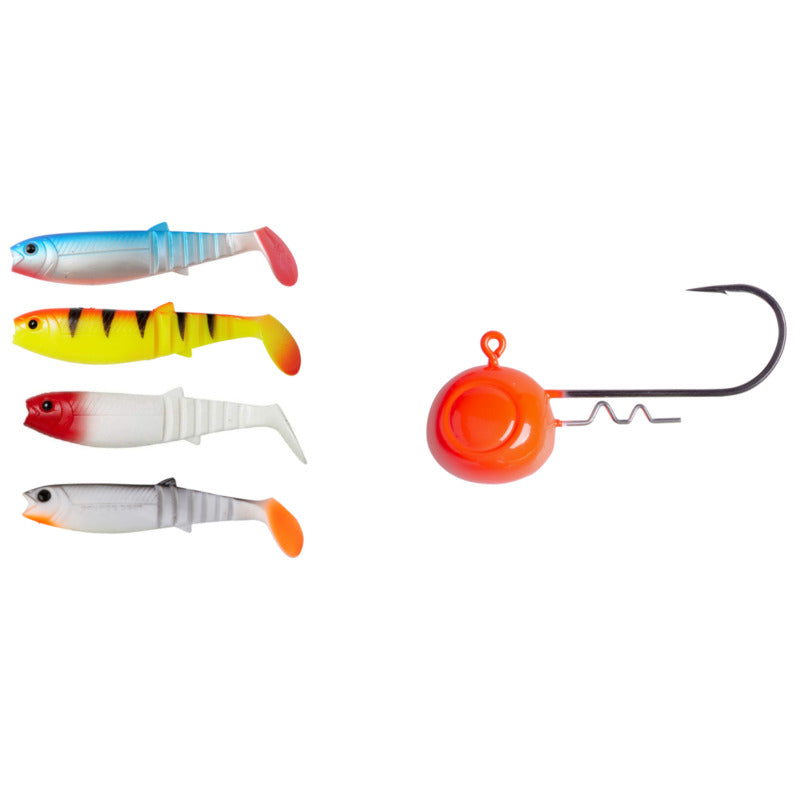 Savage Gear Cannibal Shad Soft Lure Rattling Jighead Sea Cod Wreck Boa ...