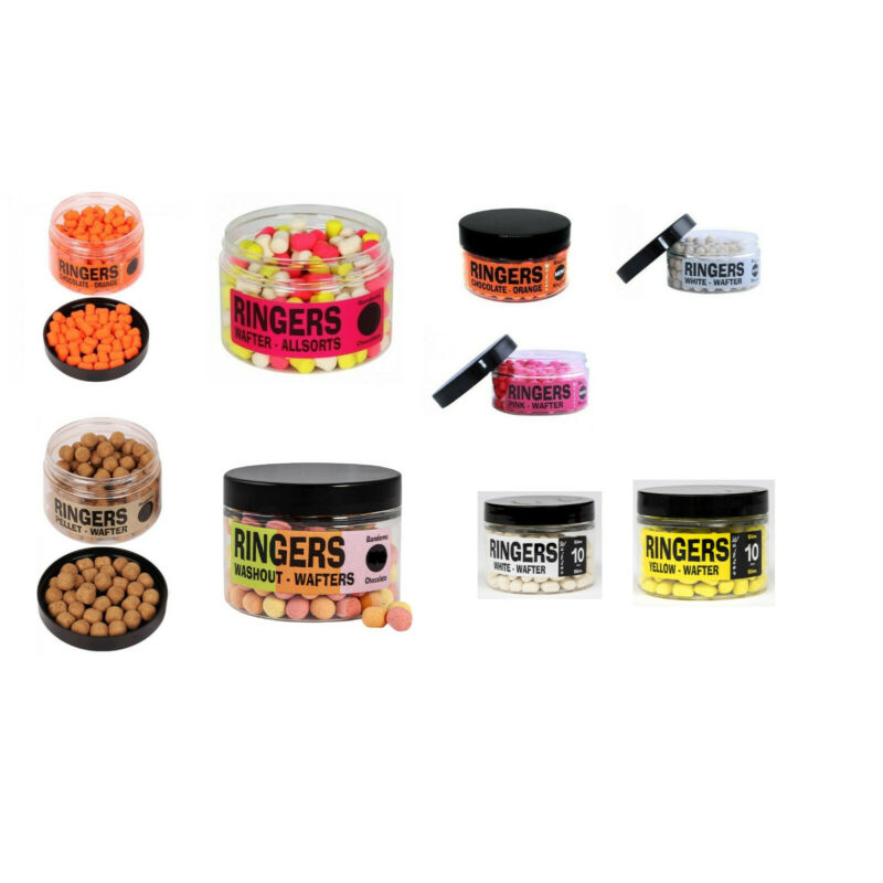 Ringers Bandems Wafter Boilies Natural Mixed Chocolate Bait Carp