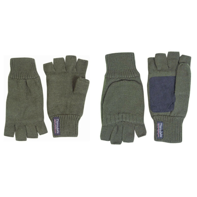 Jack Pyke Fingerless Mitts or Suede Palm Shooters Hunting Shooting