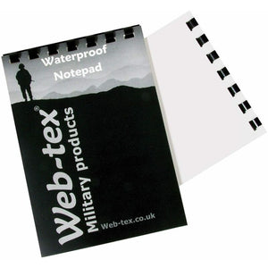 Webtex Waterproof Notepad A6 Military Field Camping Hunting 50 Sheets