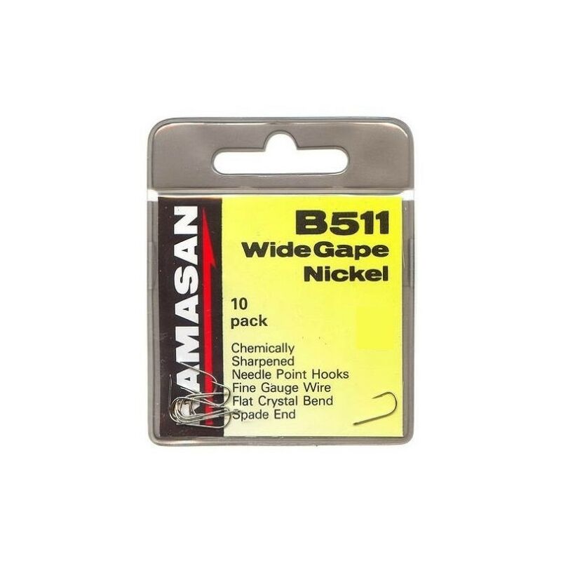 Kamasan B511 Barbed Spade Hooks Sizes 18 20 22 - Fishing Terminal Tack –  hobbyhomeuk
