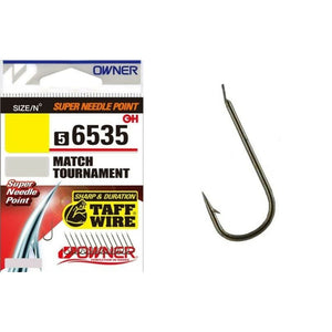 Owner Match Tournament Spade End 56535 Barbed Needle Point Hooks Fishing