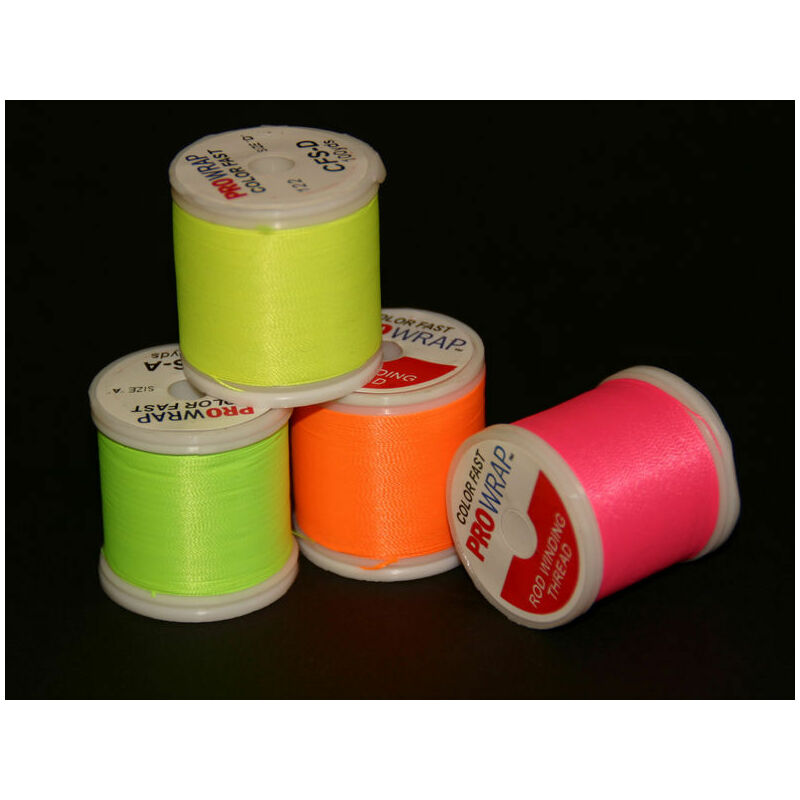 Prowrap Neon Winding Whipping Fishing Rod Thread Pink Yellow Orange Si ...