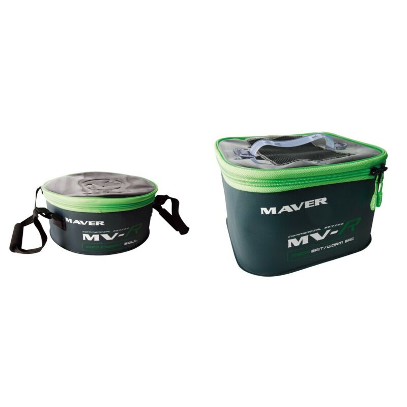 Maver MVR Luggage Bait & Worm Bag Groundbait Bowl Fishing Bait Container